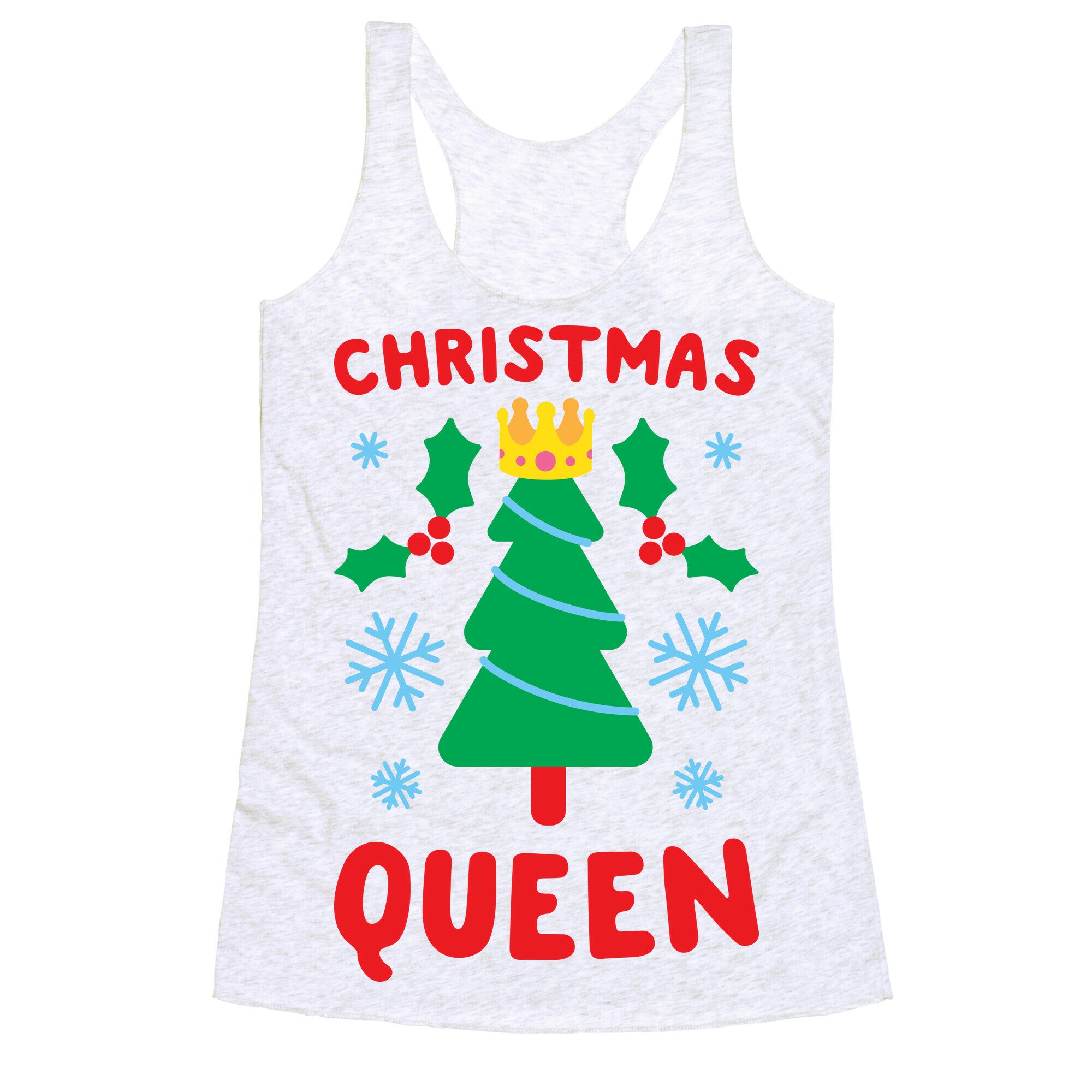Christmas Queen Racerback Tank